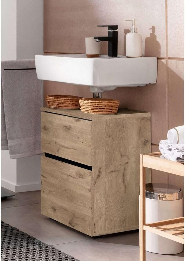 Home affaire Wastafelonderkast Wisla Siphonaansluiting breedte 40 cm hoogte 55 cm - Foto 3