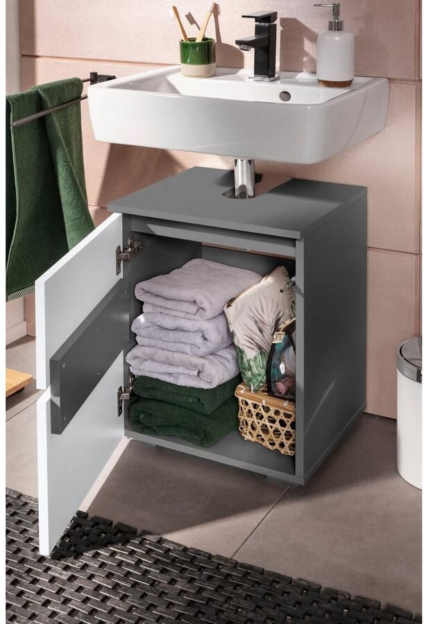 Home affaire Wastafelonderkast Wisla Siphonaansluiting breedte 40 cm hoogte 55 cm - Foto 6