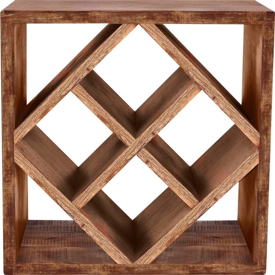 Artistiq Living Artistiq Wijnrek Aeden Mangohout Voor 8 flessen Bruin