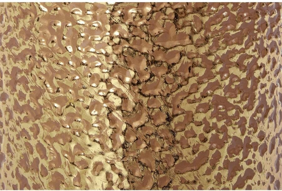 Home affaire Windlicht Staande lantaarn van metaal met glasinzet ideaal voor stompkaarsen (1 stuk) - Foto 4