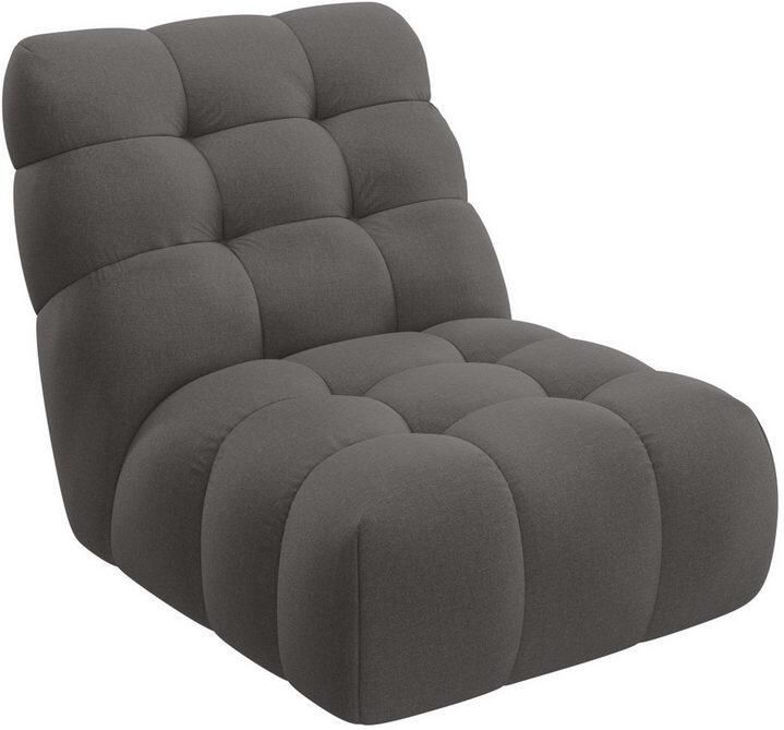 Home affaire XXL-fauteuil AURELIAN loveseat XXL met poef in set leesstoel relaxstoel met golfondersteuning fijne structuur grove structuur velours - Foto 3