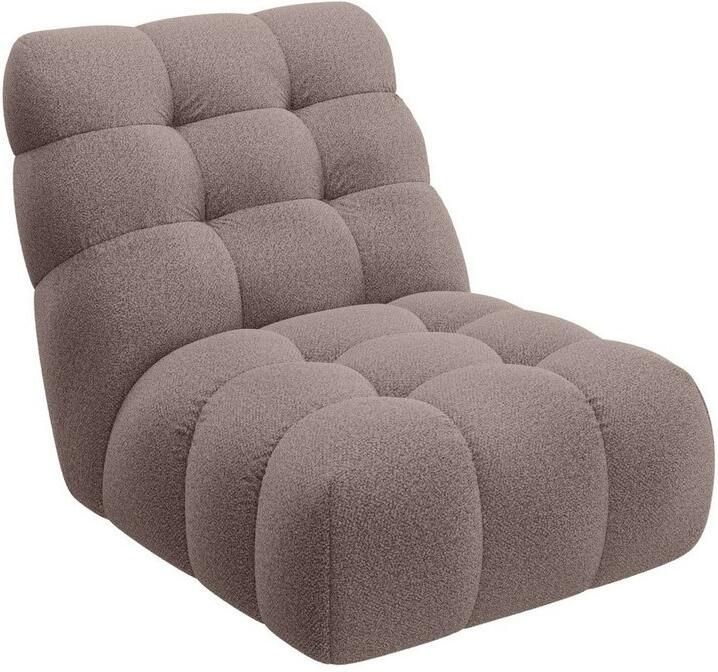 Home affaire XXL-fauteuil AURELIAN loveseat XXL met poef in set leesstoel relaxstoel met golfondersteuning fijne structuur grove structuur velours - Foto 4
