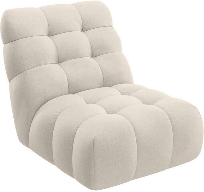 Home affaire XXL-fauteuil AURELIAN loveseat XXL met poef in set leesstoel relaxstoel met golfondersteuning fijne structuur grove structuur velours - Foto 4