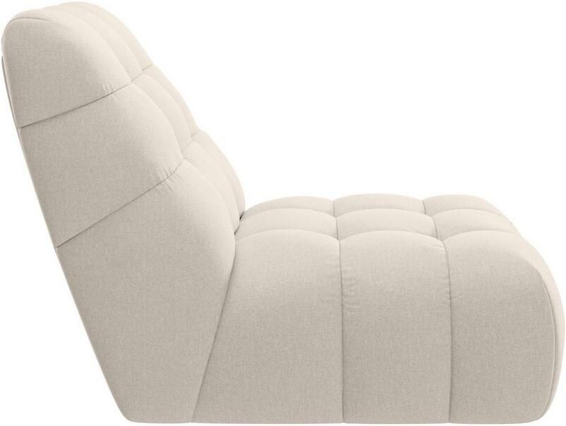 Home affaire XXL-fauteuil AURELIAN loveseat XXL met poef in set leesstoel relaxstoel met golfondersteuning fijne structuur grove structuur velours - Foto 3