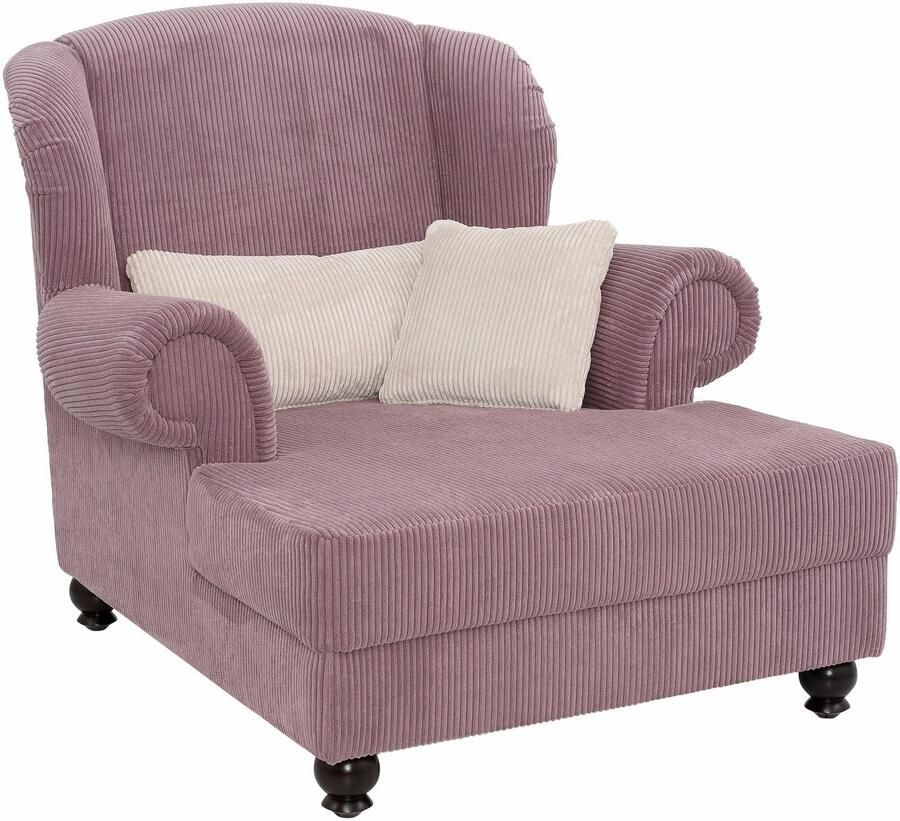 Home affaire XXL-fauteuil King Henry Fauteuil Oorfauteuil Relaxfauteuil Grote Fauteuil Breedte 121cm (set) - Foto 3