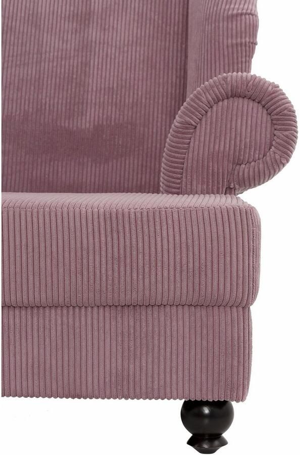 Home affaire XXL-fauteuil King Henry Fauteuil Oorfauteuil Relaxfauteuil Grote Fauteuil Breedte 121cm (set) - Foto 7