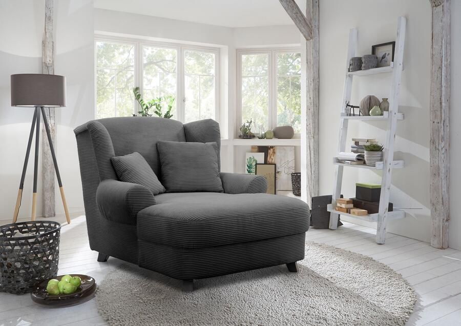 Home affaire XXL-fauteuil Oase met golvenondersteuning en 2 decoratieve kussens - Foto 3