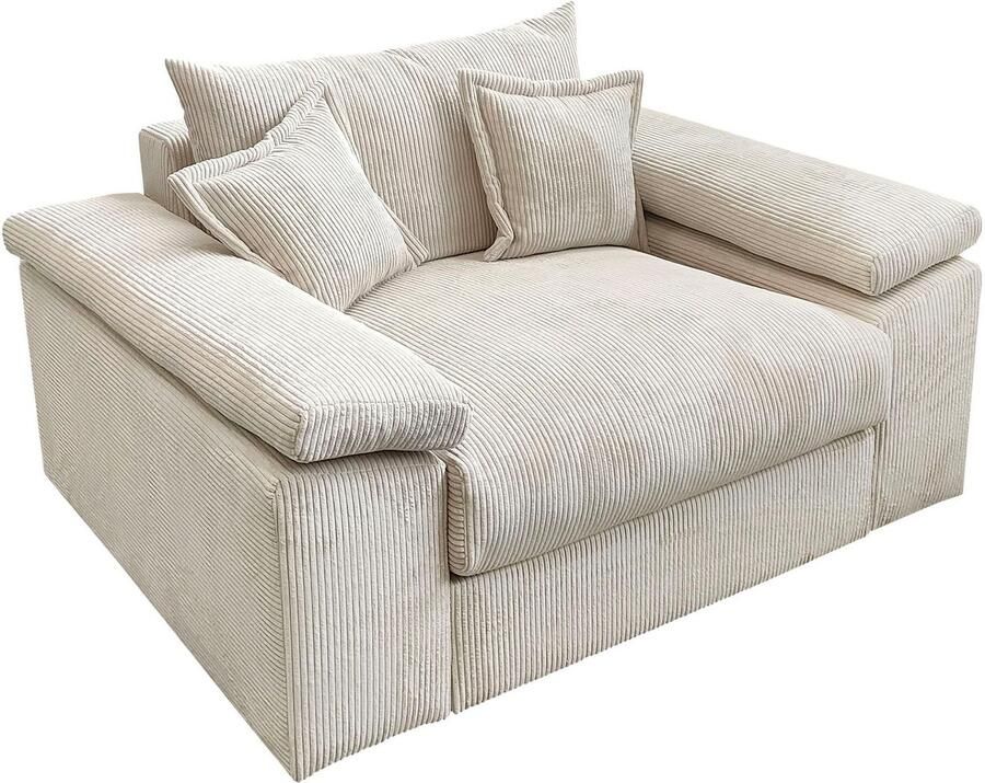 Home affaire XXL-fauteuil Soft&Cosy in corduroy inclusief 2 sierkussens - Foto 6