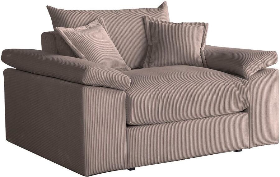 Home affaire XXL-fauteuil Soft&Cosy in corduroy inclusief 2 sierkussens - Foto 4