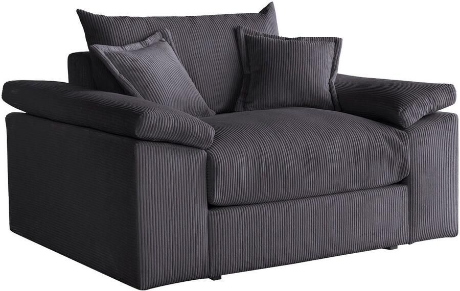 Home affaire XXL-fauteuil Soft&Cosy in corduroy inclusief 2 sierkussens - Foto 4