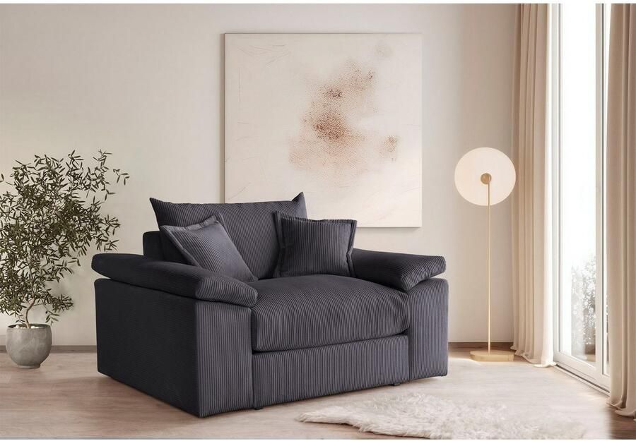 Home affaire XXL-fauteuil Soft&Cosy in corduroy inclusief 2 sierkussens - Foto 3