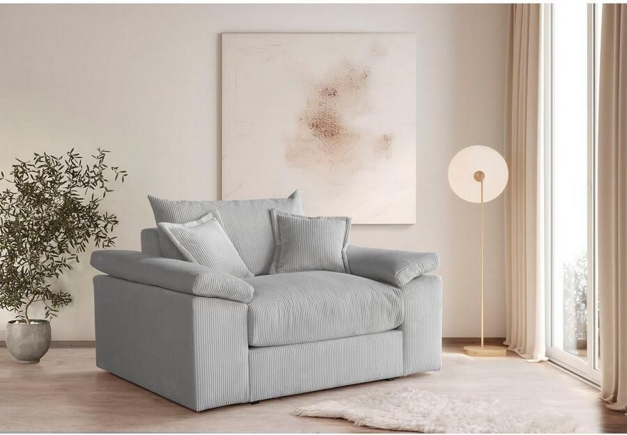 Home affaire XXL-fauteuil Soft&Cosy in corduroy inclusief 2 sierkussens - Foto 3