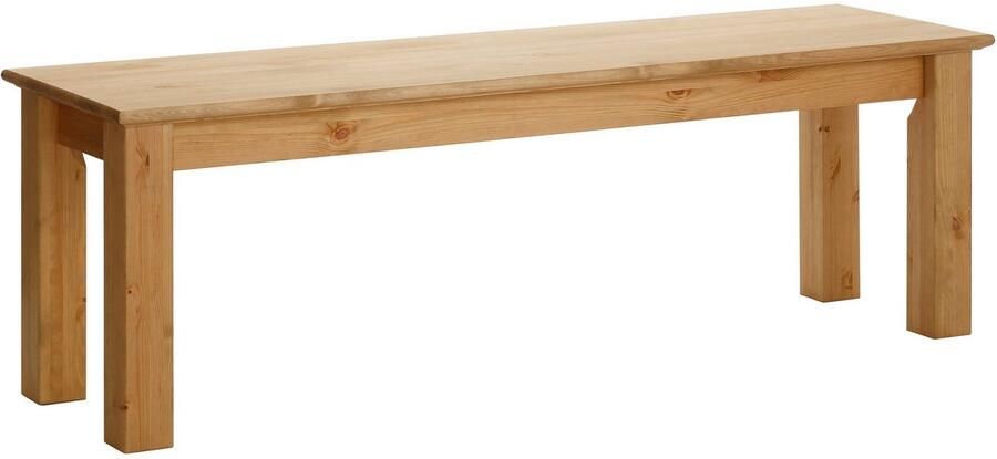 Home affaire Zitbank Breedte 120 cm van massief FSC -gecertificeerd dennenhout - Foto 3