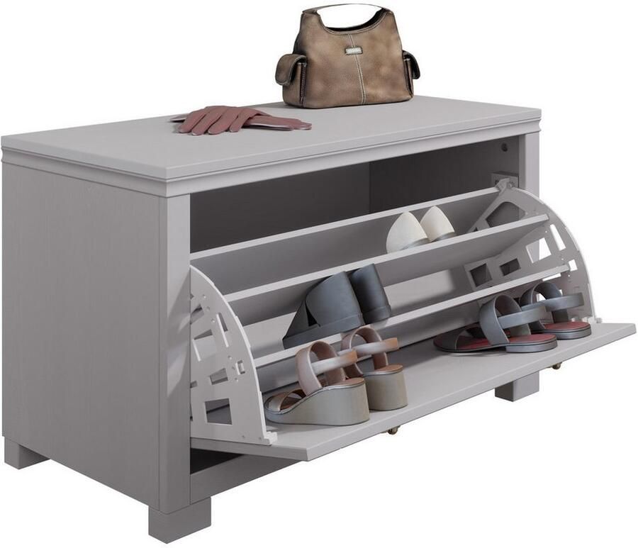 Home affaire Zitbank Gotland inclusief schoenentrommel voor ca. 6-9 paar schoenen - Foto 5