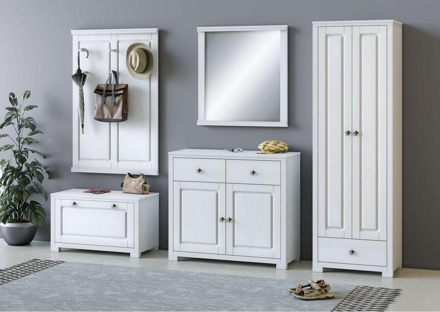 Home affaire Schoenenkast Gotland van massief grenen fsc -gecertificeerd hoogte 193 cm