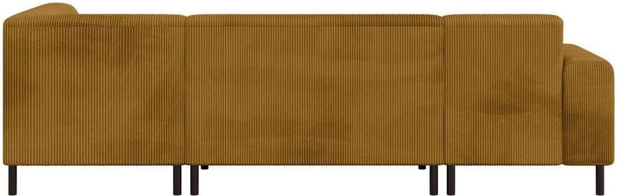 Home affaire Zithoek ARROS U-vorm met golfondersteuning afmetingen B D H: 300 163 81 cm incl. sierkussens met recamiere links rechts bestelbaar ook in cord - Foto 6