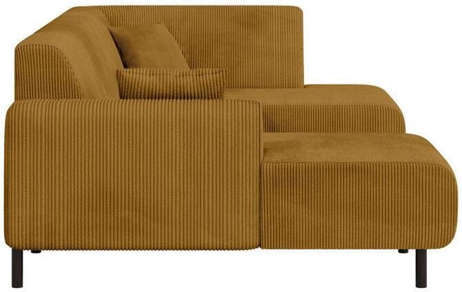 Home affaire Zithoek ARROS U-vorm met golfondersteuning afmetingen B D H: 300 163 81 cm incl. sierkussens met recamiere links rechts bestelbaar ook in cord - Foto 4