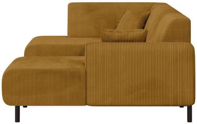 Home affaire Zithoek ARROS U-vorm met golfondersteuning afmetingen B D H: 300 163 81 cm incl. sierkussens met recamiere links rechts bestelbaar ook in cord - Foto 4