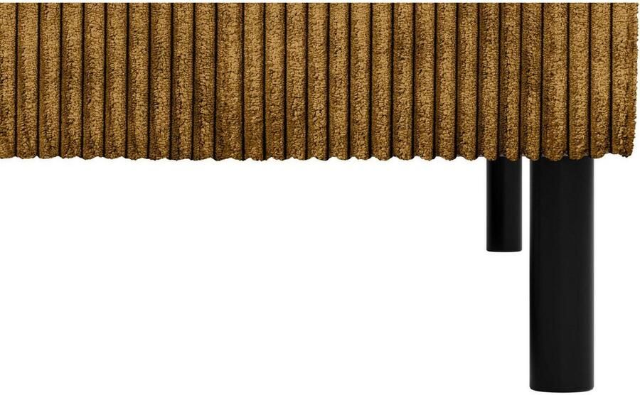 Home affaire Zithoek ARROS U-vorm met golfondersteuning afmetingen B D H: 300 163 81 cm incl. sierkussens met recamiere links rechts bestelbaar ook in cord