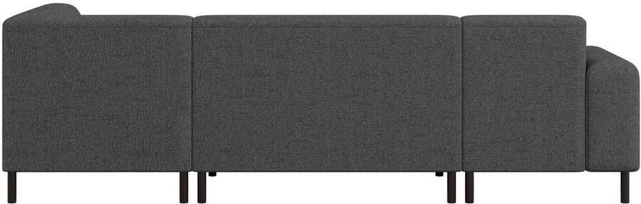 Home affaire Zithoek ARROS U-vorm met golfondersteuning afmetingen B D H: 300 163 81 cm incl. sierkussens met recamiere links rechts bestelbaar ook in cord - Foto 6