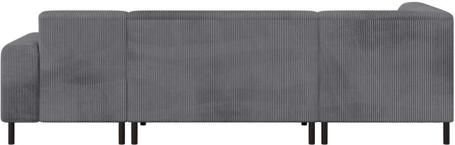 Home affaire Zithoek ARROS U-vorm met golfondersteuning afmetingen B D H: 300 163 81 cm incl. sierkussens met recamiere links rechts bestelbaar ook in cord - Foto 6