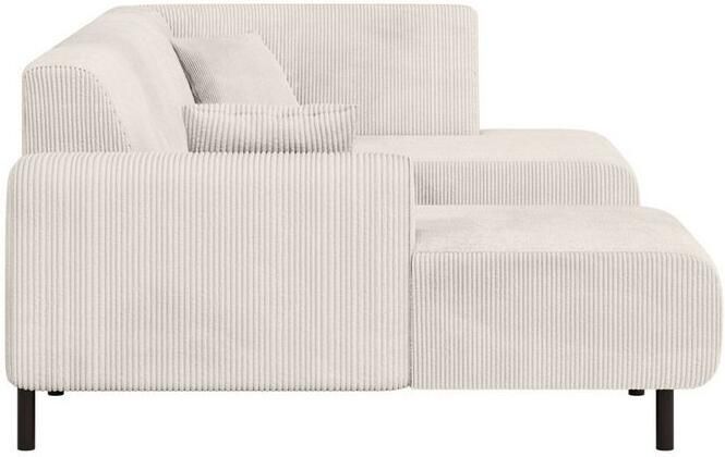 Home affaire Zithoek ARROS U-vorm met golfondersteuning afmetingen B D H: 300 163 81 cm incl. sierkussens met recamiere links rechts bestelbaar ook in cord - Foto 4