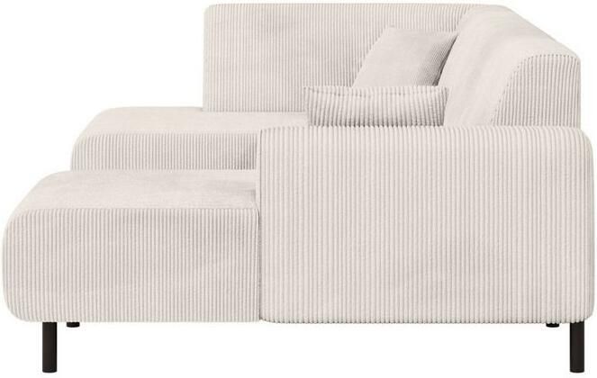 Home affaire Zithoek ARROS U-vorm met golfondersteuning afmetingen B D H: 300 163 81 cm incl. sierkussens met recamiere links rechts bestelbaar ook in cord - Foto 4