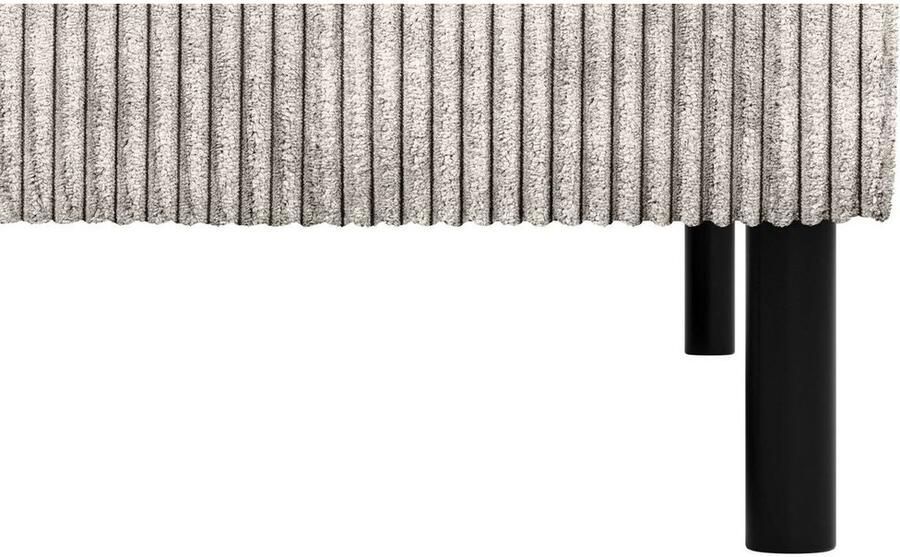 Home affaire Zithoek ARROS U-vorm met golfondersteuning afmetingen B D H: 300 163 81 cm incl. sierkussens met recamiere links rechts bestelbaar ook in cord