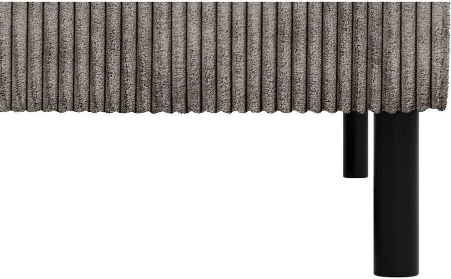 Home affaire Zithoek ARROS U-vorm met golfondersteuning afmetingen B D H: 300 163 81 cm incl. sierkussens met recamiere links rechts bestelbaar ook in cord