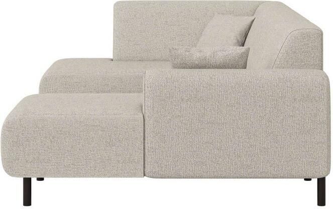 Home affaire Zithoek ARROS U-vorm met golfondersteuning afmetingen B D H: 300 163 81 cm incl. sierkussens met recamiere links rechts bestelbaar ook in cord - Foto 4