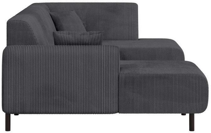 Home affaire Zithoek ARROS U-vorm met golfondersteuning afmetingen B D H: 300 163 81 cm incl. sierkussens met recamiere links rechts bestelbaar ook in cord - Foto 4