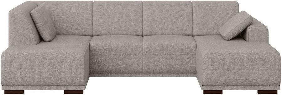 Home affaire Zithoek BORNHOLM U-vorm met chaise longue rechts links B D H: 300 162 85 cm U-vorm met golvende ondervering chaise longue rechts of links bestelbaar - Foto 6