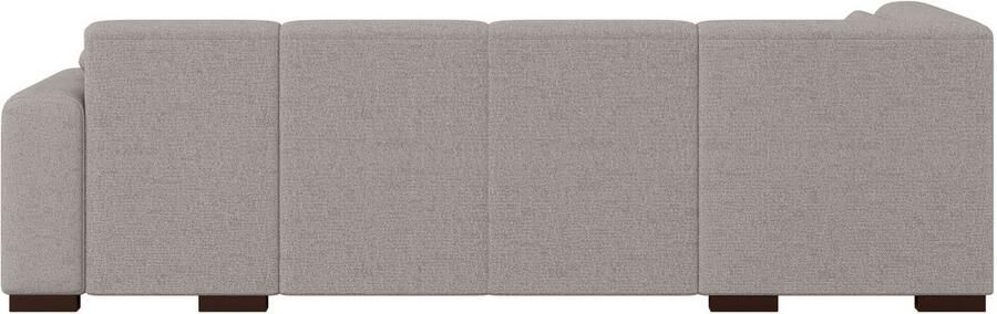 Home affaire Zithoek BORNHOLM U-vorm met chaise longue rechts links B D H: 300 162 85 cm U-vorm met golvende ondervering chaise longue rechts of links bestelbaar - Foto 7