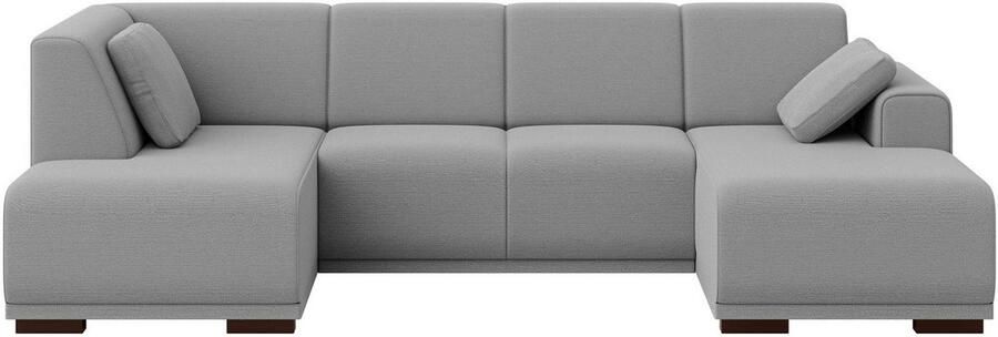 Home affaire Zithoek BORNHOLM U-vorm met chaise longue rechts links B D H: 300 162 85 cm U-vorm met golvende ondervering chaise longue rechts of links bestelbaar - Foto 6