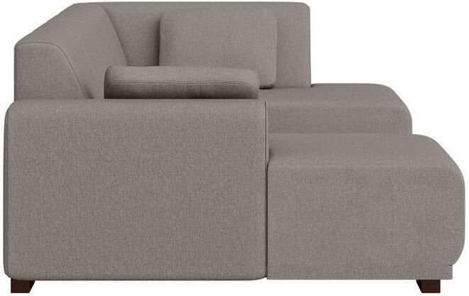 Home affaire Zithoek BORNHOLM U-vorm met chaise longue rechts links B D H: 300 162 85 cm U-vorm met golvende ondervering chaise longue rechts of links bestelbaar - Foto 5