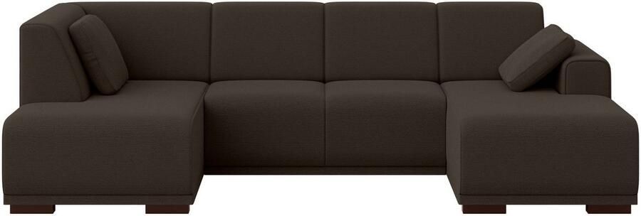 Home affaire Zithoek BORNHOLM U-vorm met chaise longue rechts links B D H: 300 162 85 cm U-vorm met golvende ondervering chaise longue rechts of links bestelbaar - Foto 6