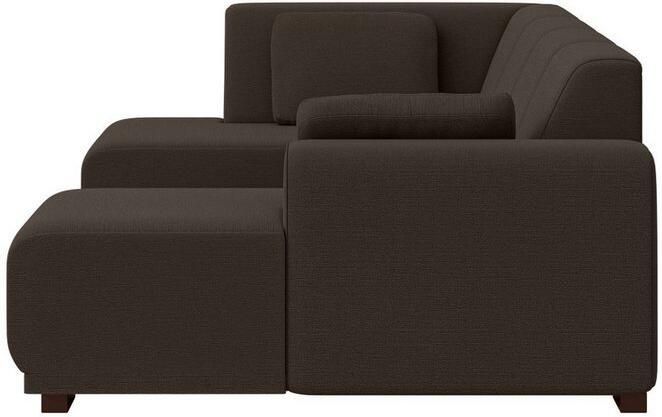 Home affaire Zithoek BORNHOLM U-vorm met chaise longue rechts links B D H: 300 162 85 cm U-vorm met golvende ondervering chaise longue rechts of links bestelbaar - Foto 5