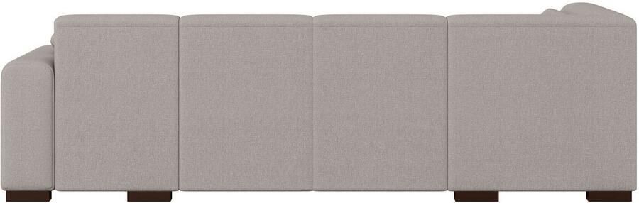 Home affaire Zithoek BORNHOLM U-vorm met chaise longue rechts links B D H: 300 162 85 cm U-vorm met golvende ondervering chaise longue rechts of links bestelbaar - Foto 7