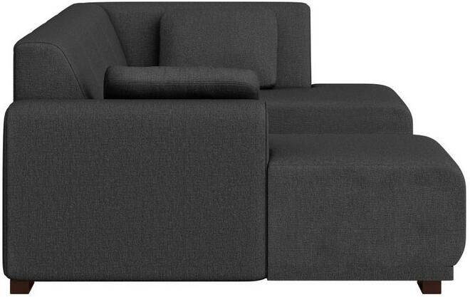 Home affaire Zithoek BORNHOLM U-vorm met chaise longue rechts links B D H: 300 162 85 cm U-vorm met golvende ondervering chaise longue rechts of links bestelbaar - Foto 5