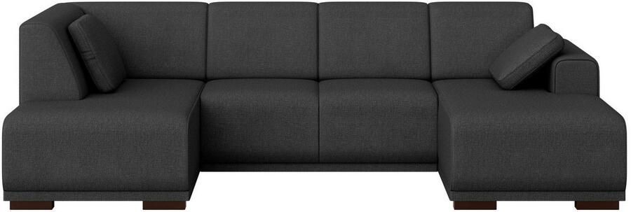 Home affaire Zithoek BORNHOLM U-vorm met chaise longue rechts links B D H: 300 162 85 cm U-vorm met golvende ondervering chaise longue rechts of links bestelbaar - Foto 6