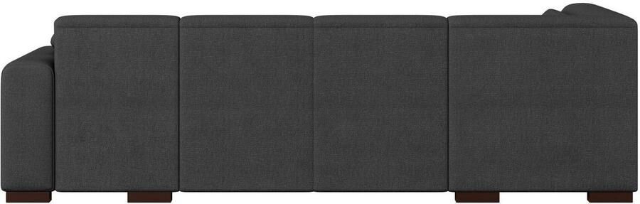 Home affaire Zithoek BORNHOLM U-vorm met chaise longue rechts links B D H: 300 162 85 cm U-vorm met golvende ondervering chaise longue rechts of links bestelbaar - Foto 7