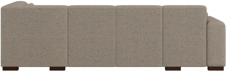 Home affaire Zithoek BORNHOLM U-vorm met chaise longue rechts links B D H: 300 162 85 cm U-vorm met golvende ondervering chaise longue rechts of links bestelbaar - Foto 7