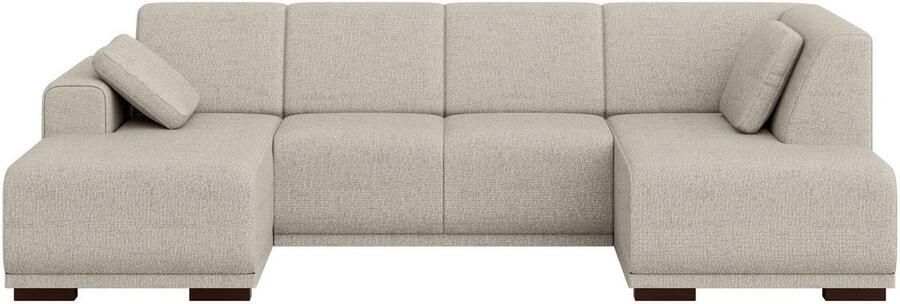 Home affaire Zithoek BORNHOLM U-vorm met chaise longue rechts links B D H: 300 162 85 cm U-vorm met golvende ondervering chaise longue rechts of links bestelbaar - Foto 6