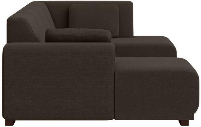 Home affaire Zithoek BORNHOLM U-vorm met chaise longue rechts links B D H: 300 162 85 cm U-vorm met golvende ondervering chaise longue rechts of links bestelbaar - Foto 5