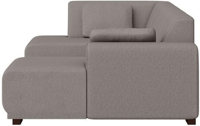 Home affaire Zithoek BORNHOLM U-vorm met chaise longue rechts links B D H: 300 162 85 cm U-vorm met golvende ondervering chaise longue rechts of links bestelbaar - Foto 5