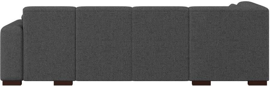 Home affaire Zithoek BORNHOLM U-vorm met chaise longue rechts links B D H: 300 162 85 cm U-vorm met golvende ondervering chaise longue rechts of links bestelbaar - Foto 7