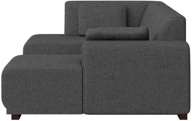 Home affaire Zithoek BORNHOLM U-vorm met chaise longue rechts links B D H: 300 162 85 cm U-vorm met golvende ondervering chaise longue rechts of links bestelbaar - Foto 5