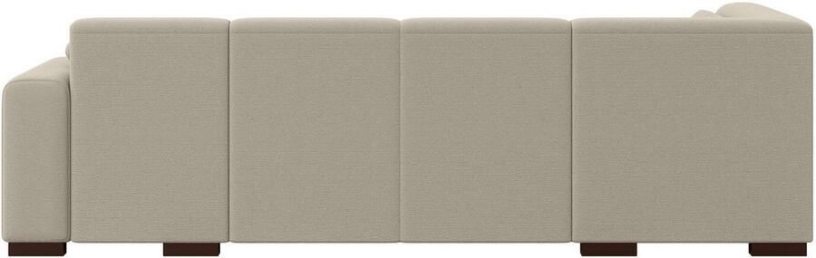 Home affaire Zithoek BORNHOLM U-vorm met chaise longue rechts links B D H: 300 162 85 cm U-vorm met golvende ondervering chaise longue rechts of links bestelbaar - Foto 7