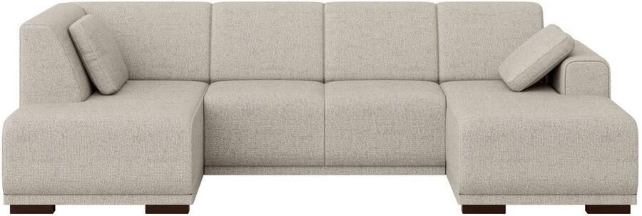 Home affaire Zithoek BORNHOLM U-vorm met chaise longue rechts links B D H: 300 162 85 cm U-vorm met golvende ondervering chaise longue rechts of links bestelbaar - Foto 6