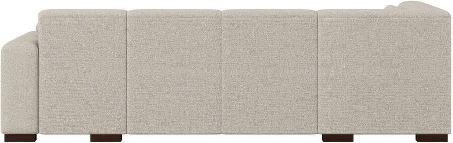 Home affaire Zithoek BORNHOLM U-vorm met chaise longue rechts links B D H: 300 162 85 cm U-vorm met golvende ondervering chaise longue rechts of links bestelbaar - Foto 7